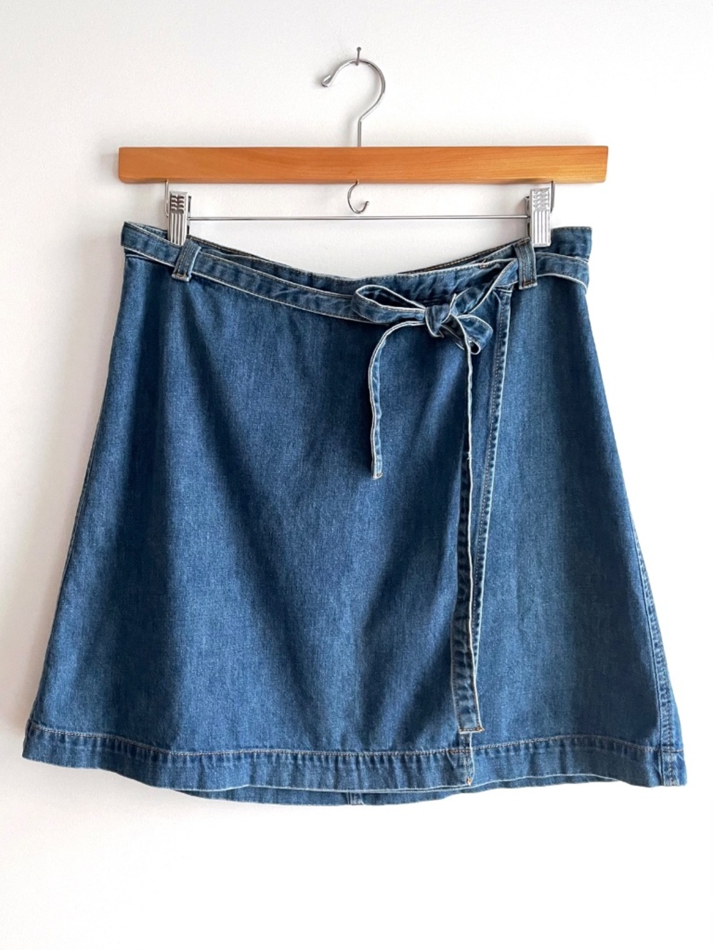 Soft denim wrap skirt - Gap - Size 12/32